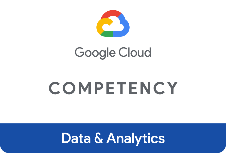 Google Cloud Data & Analytics Competency badge